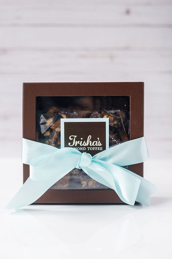 2LB Box Dark Chocolate Almond Toffee